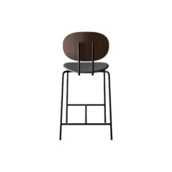 PIET HEIN Counter Chair, oiled walnut/Solid Black 509