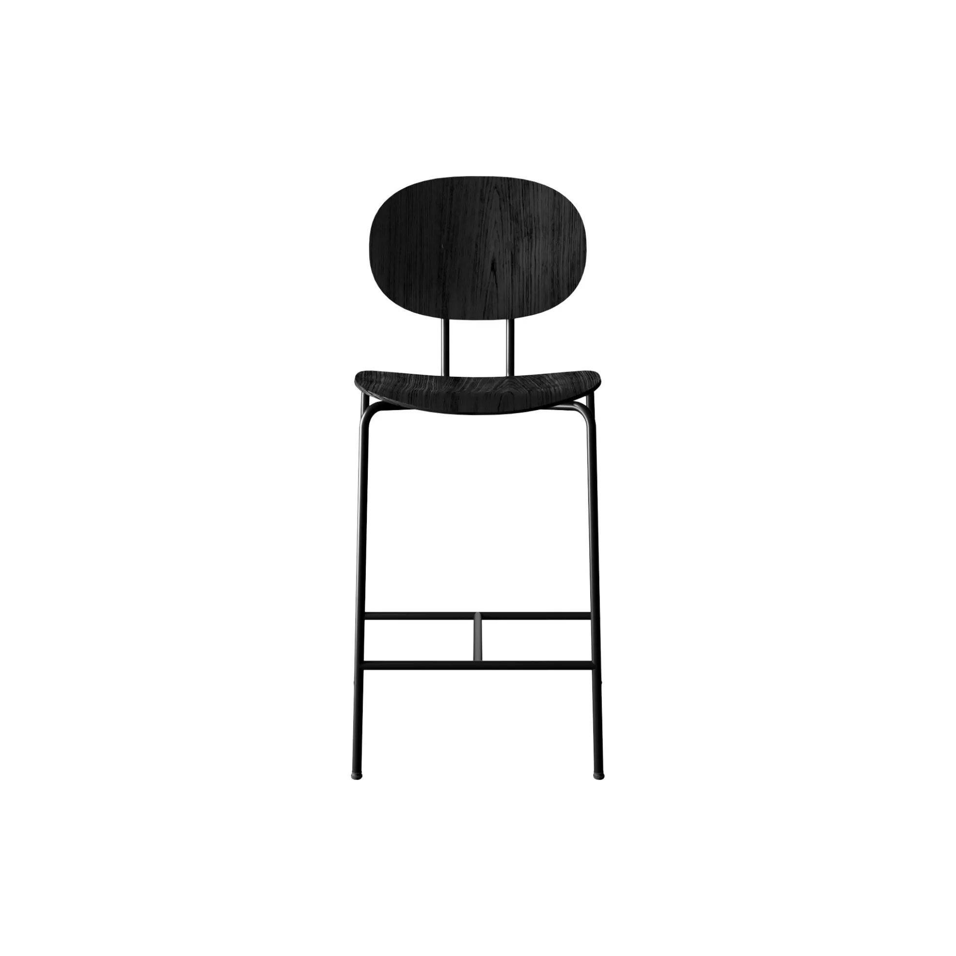 PIET HEIN Counter Chair, sortlakeret eg