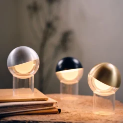 Pila Portable Table Lamp, brushed aluminium