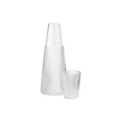 Pilastro karaffel med glas