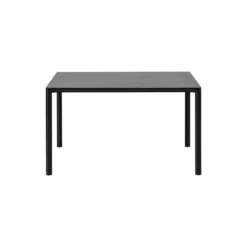6720 Piloti Wood Coffee Table, black lacquered oak