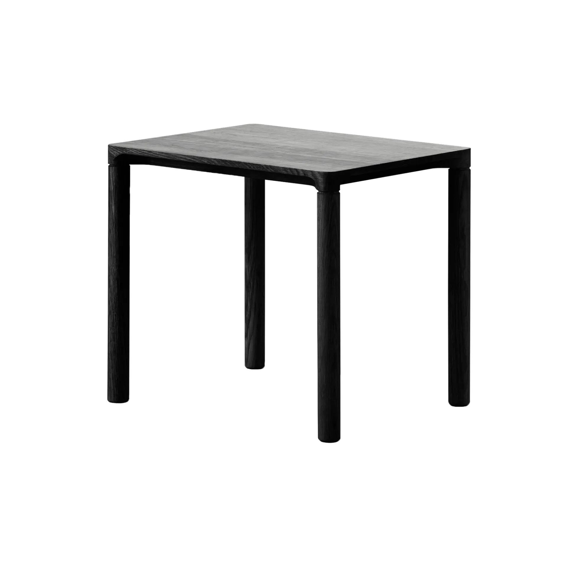 6700 Piloti Wood Coffee Table, black lacquered oak