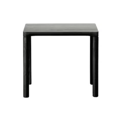 6700 Piloti Wood Coffee Table, black lacquered oak