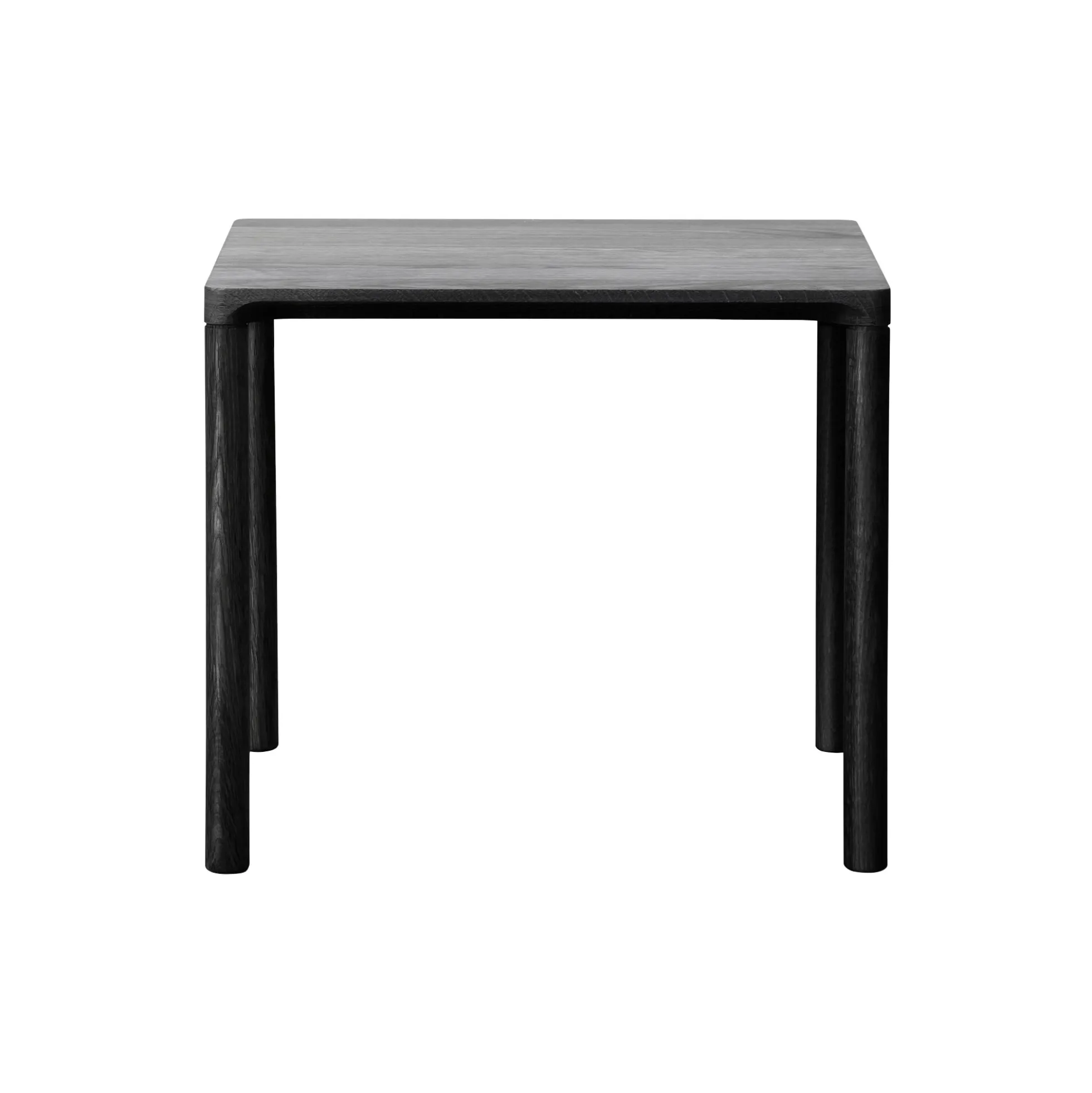 6705 Piloti Wood Coffee Table, black lacquered oak