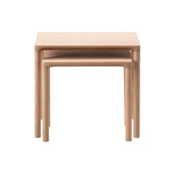 6798 Piloti Wood Coffee Table, light oiled oak