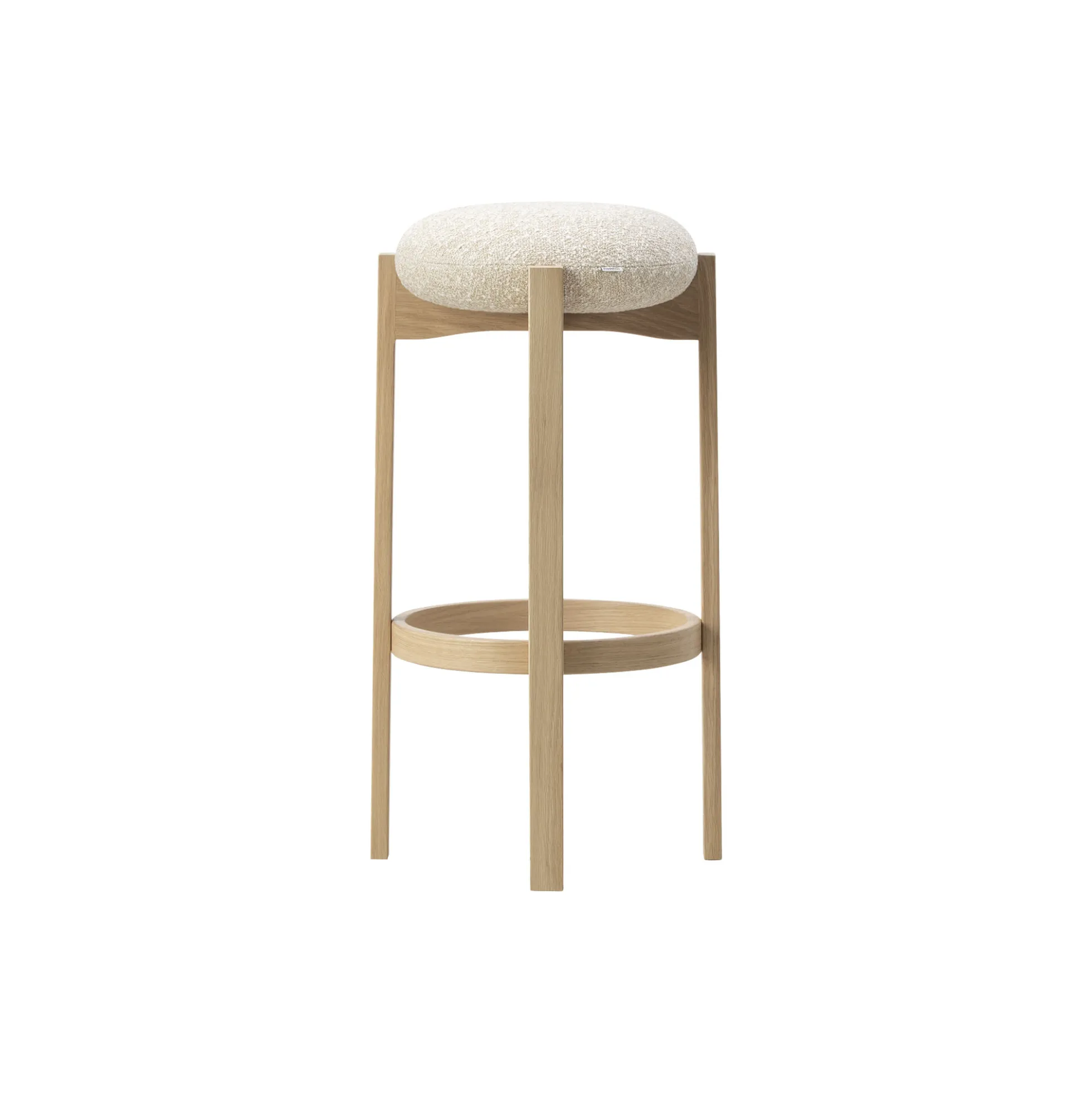Pioneer Stool, lacquered oak/Zero 0001