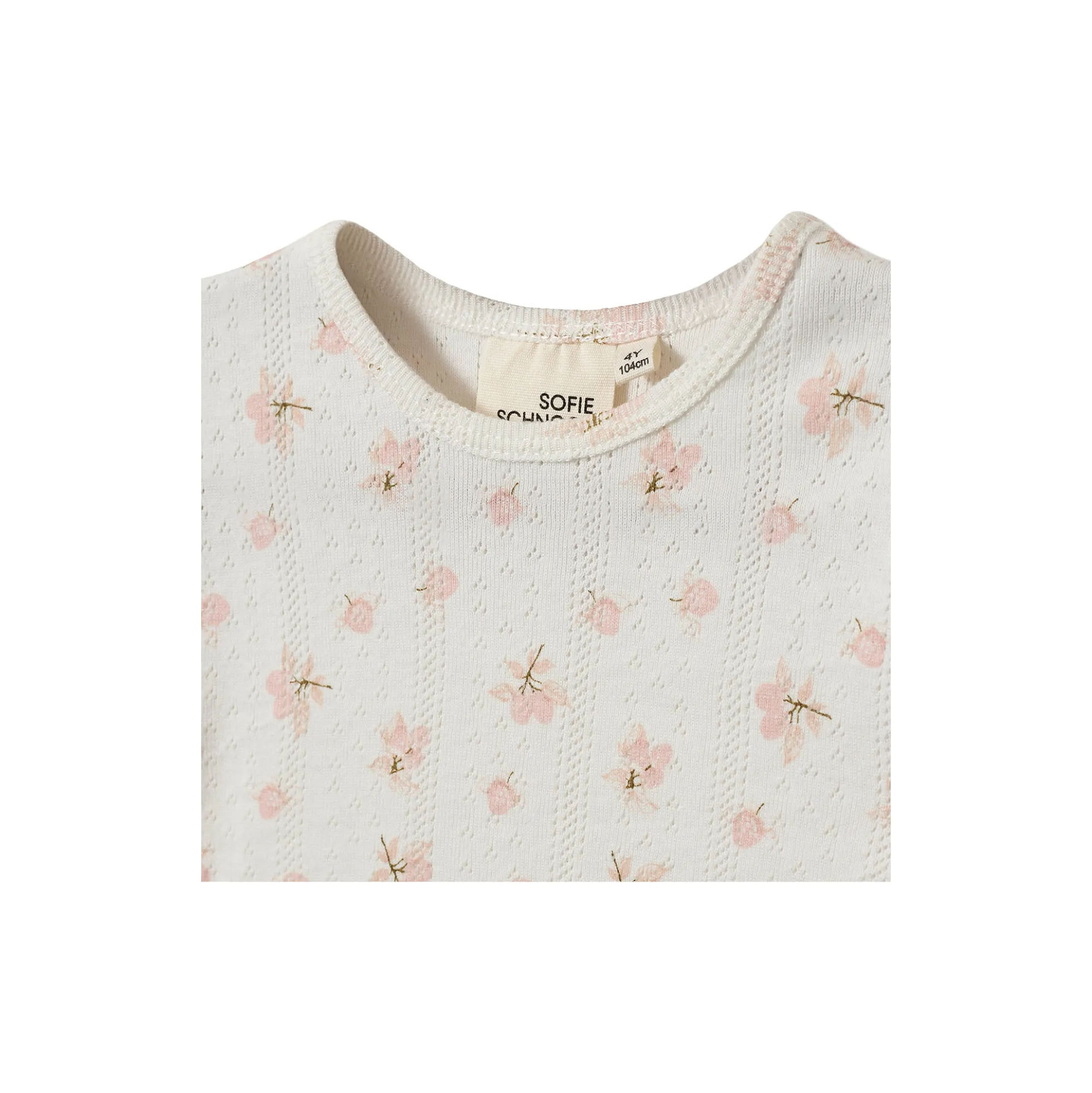 PiperKB T-shirt, off white/light pink