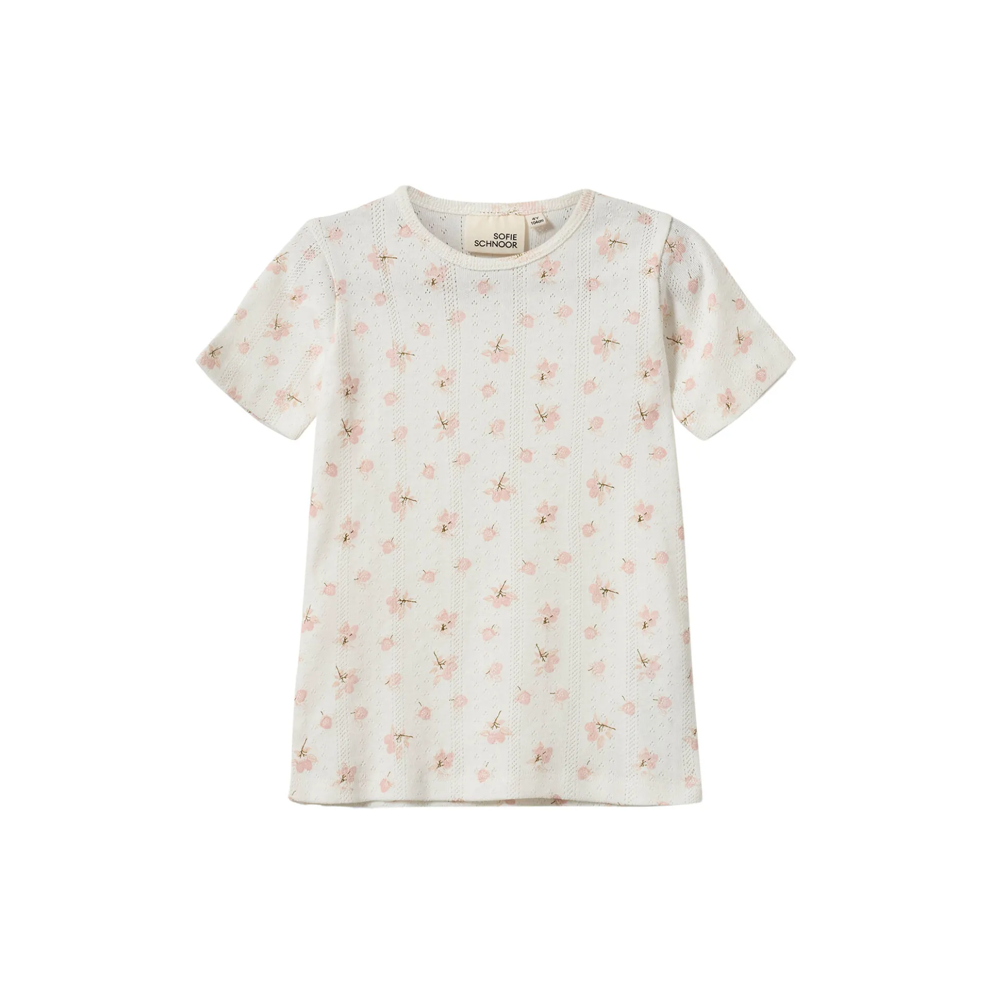 PiperKB T-shirt, off white/light pink