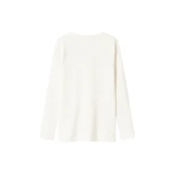 Plain Tee LS T-shirt, gentle white