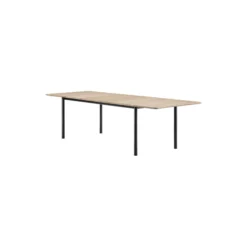 Plan Table Extendable, light oiled oak/black
