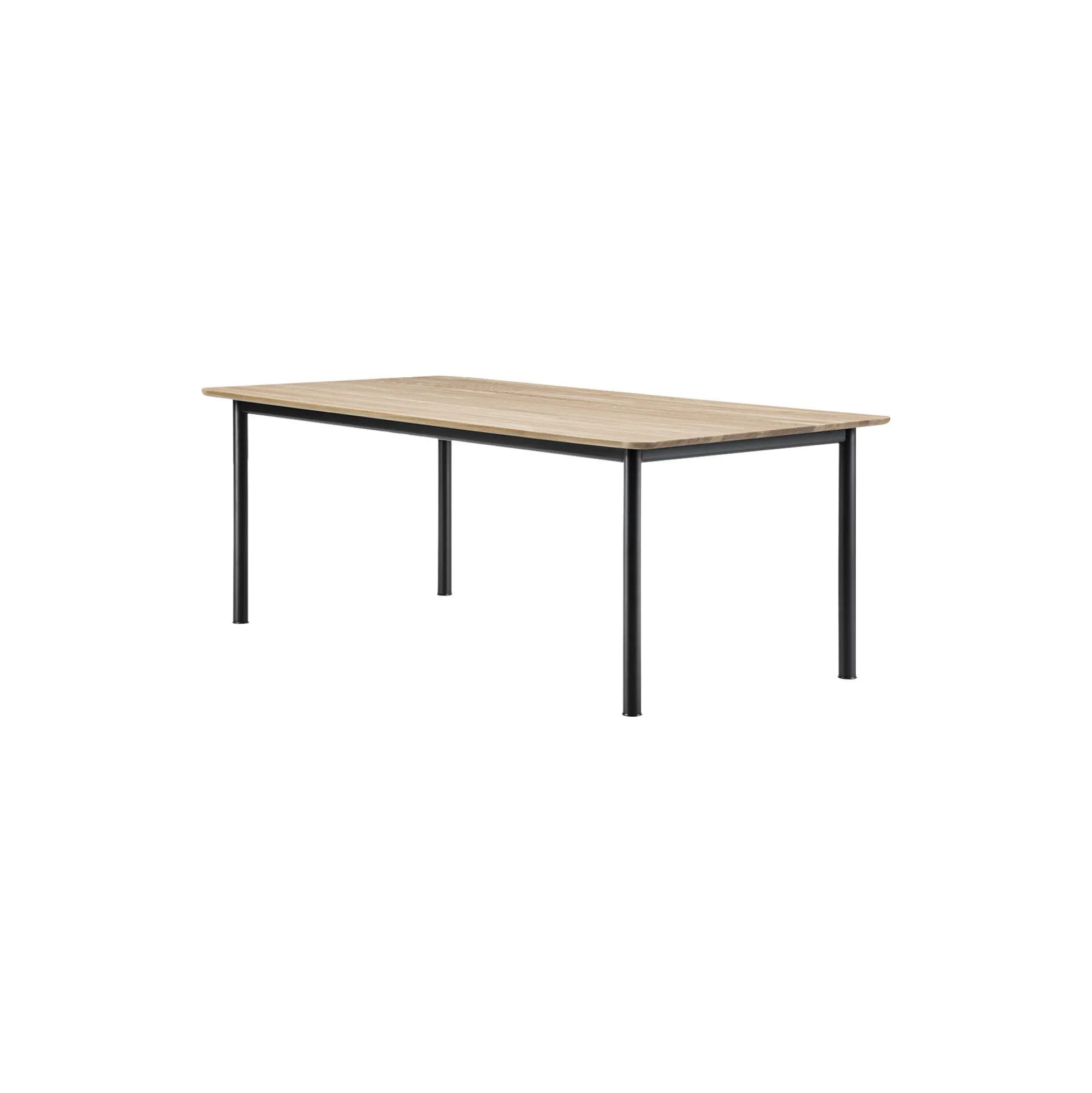 Plan Table, light oiled oak/black