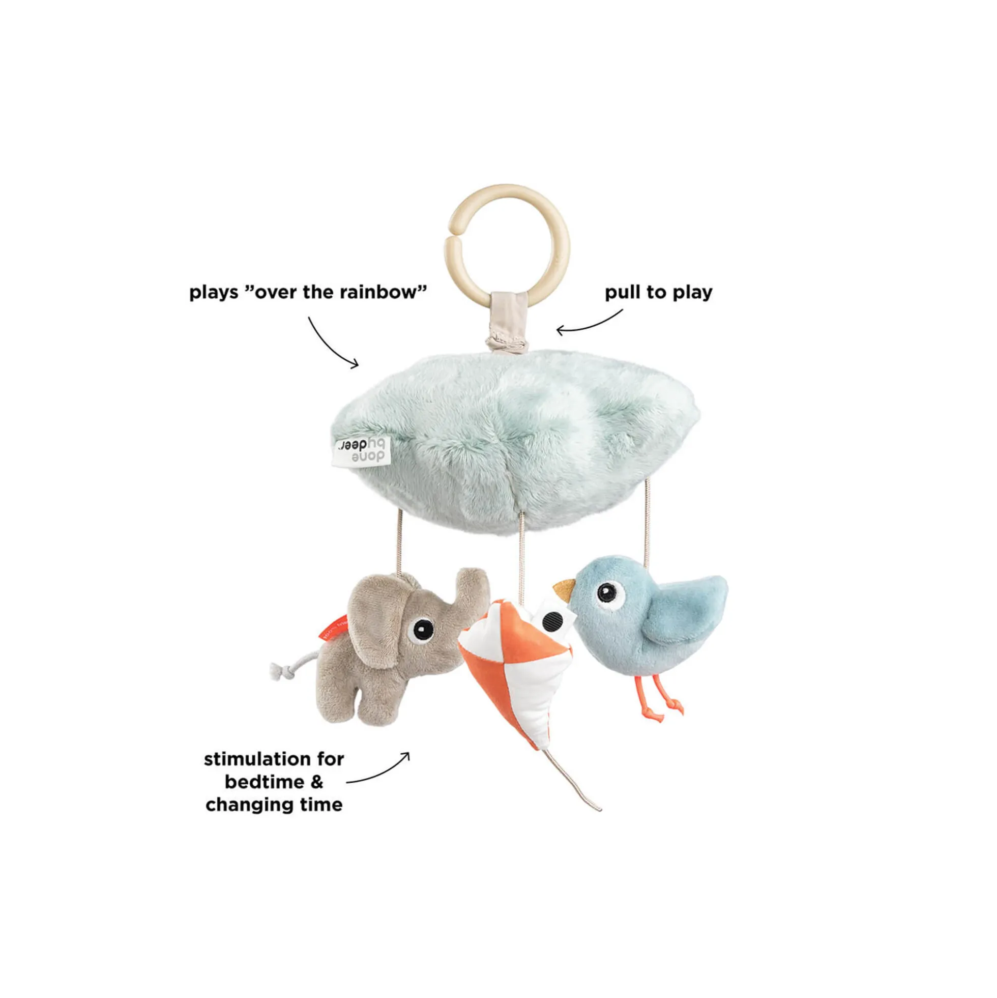 Playground musik mobile, blue