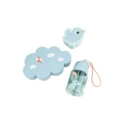 Playground snack & madkasse med drikkedunk, blue