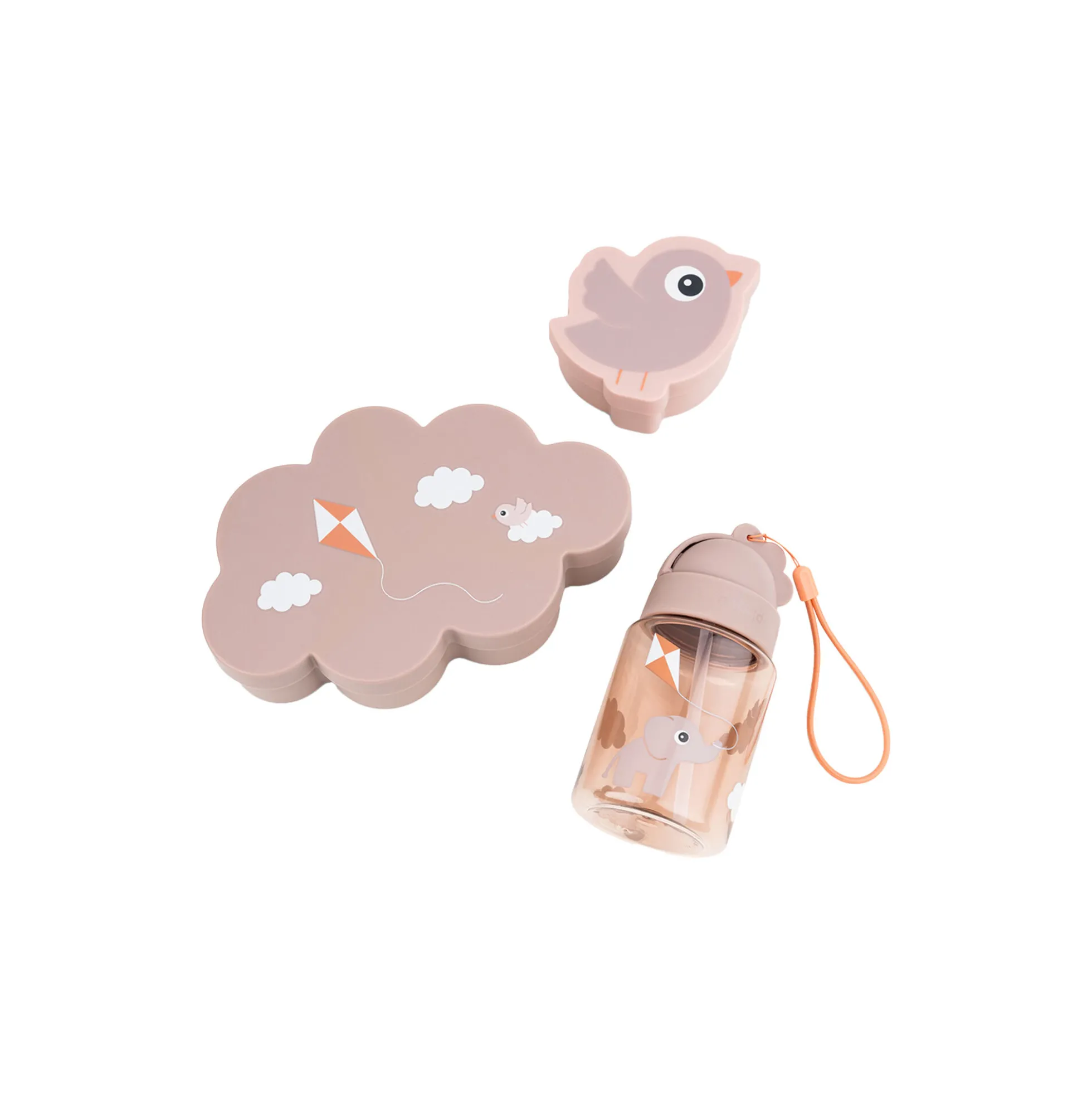 Playground snack & madkasse med drikkedunk, powder