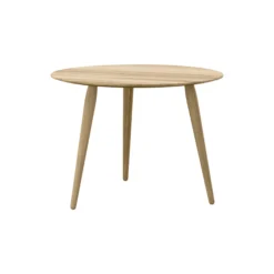 PLAYround Ø60 sofabord, naturolieret eg