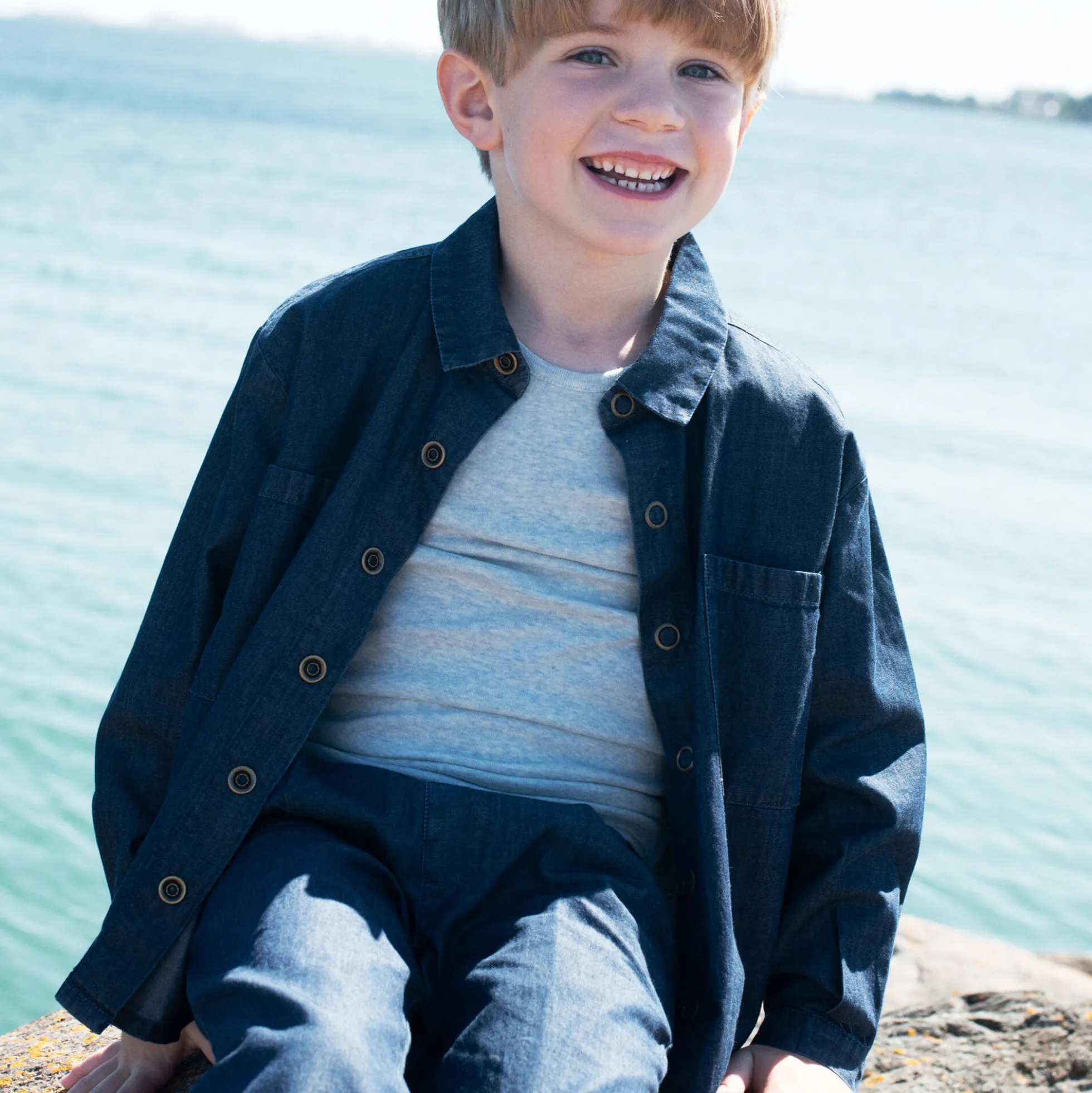 Pocket Shirt, dark denim