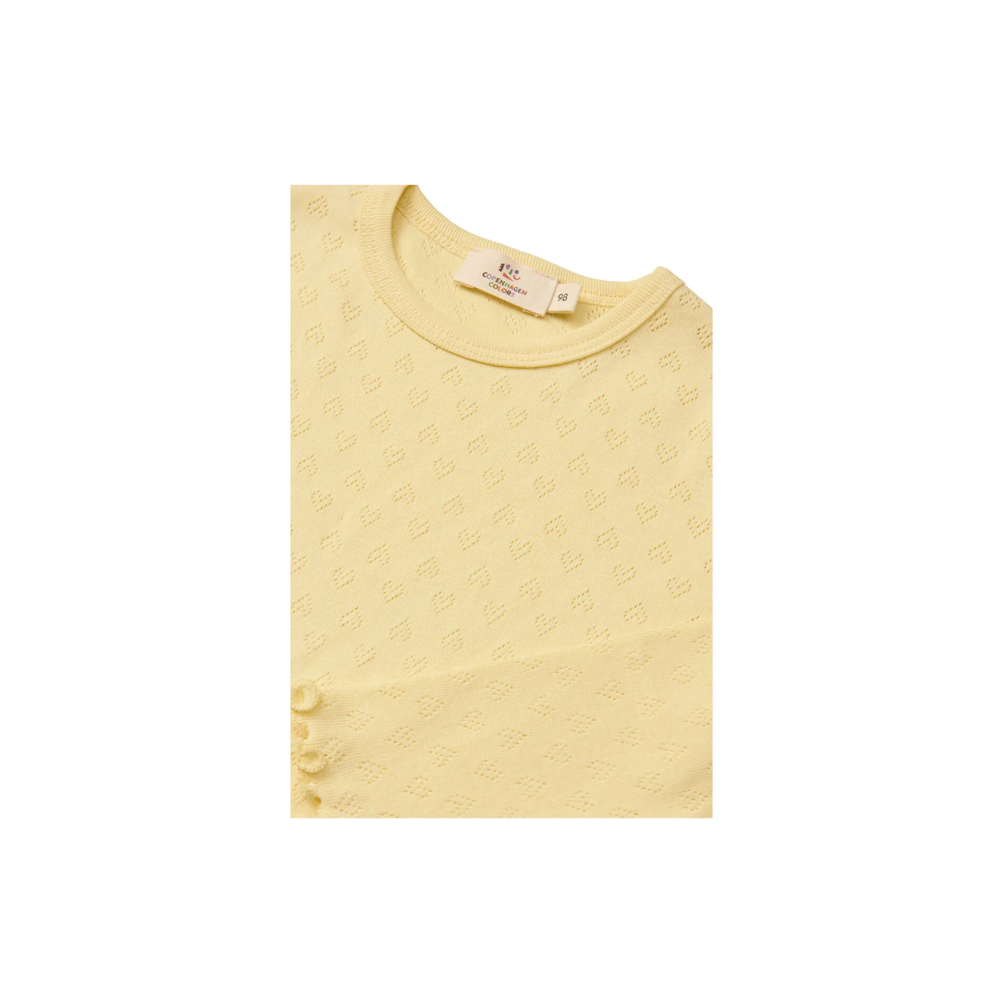 Pointelle Heart LS Tee