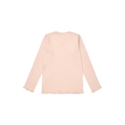 Pointelle Heart LS Tee