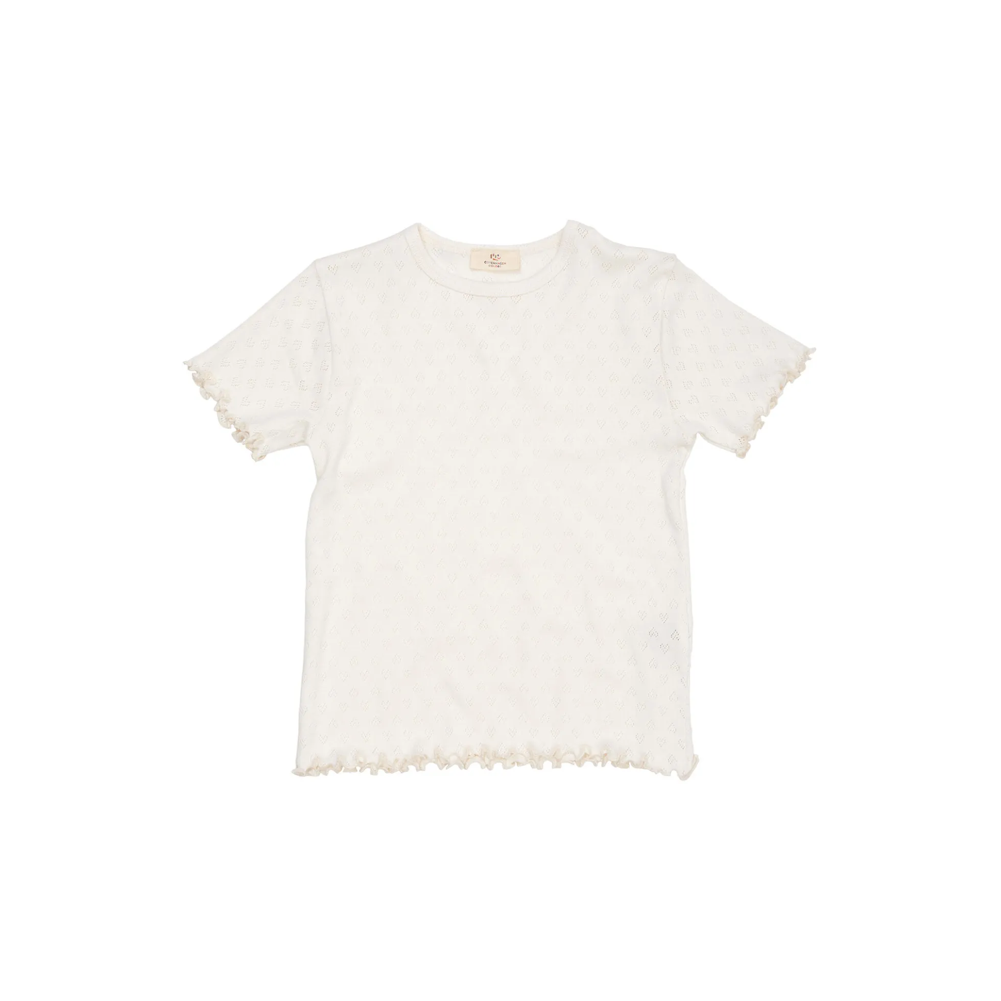 Pointelle Heart T-Shirt
