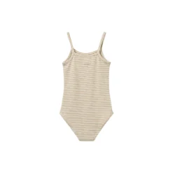 PollyKB Swimsuit, warm stone stripe