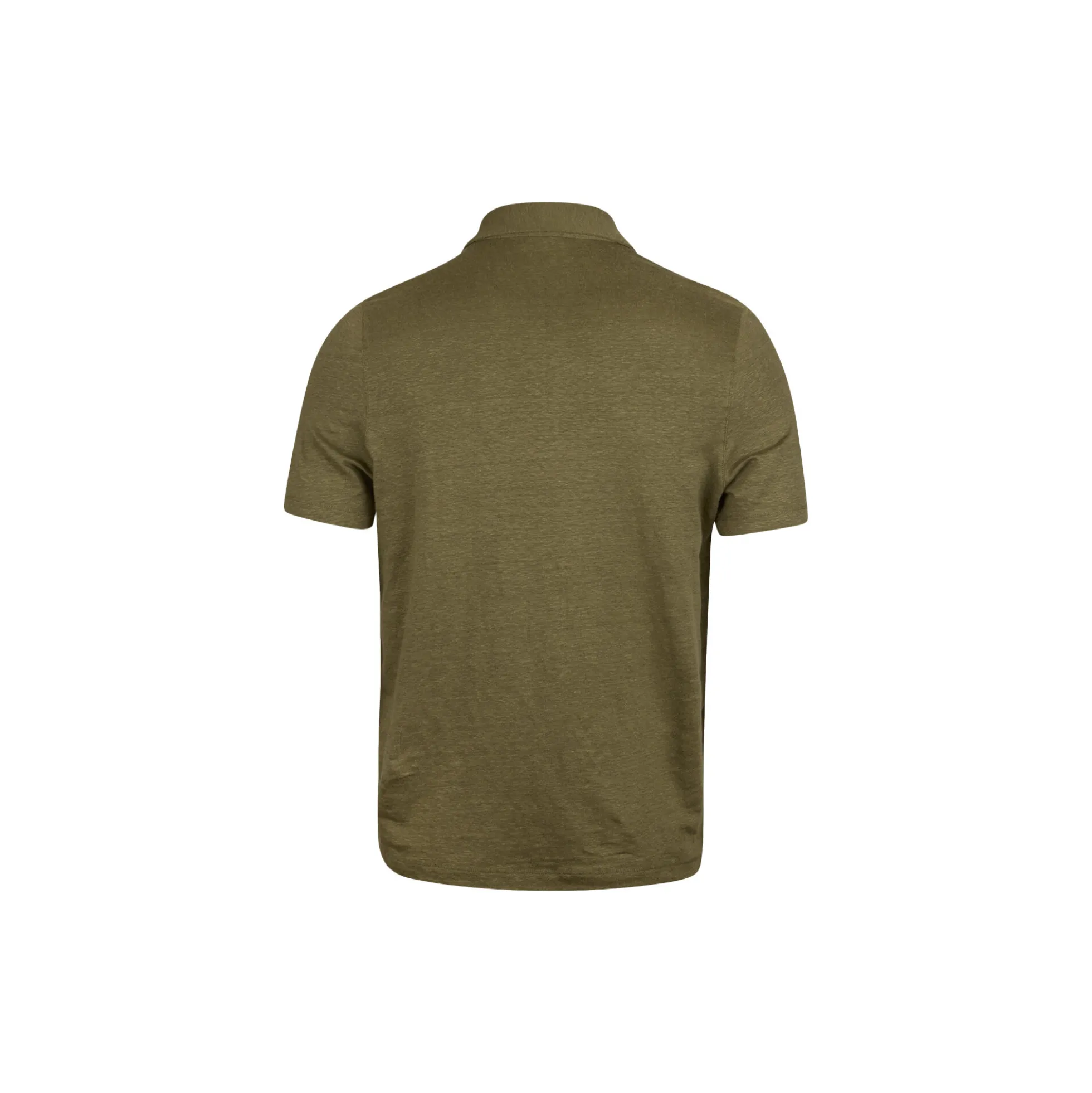 Polo Shirt Linen Stretch , green