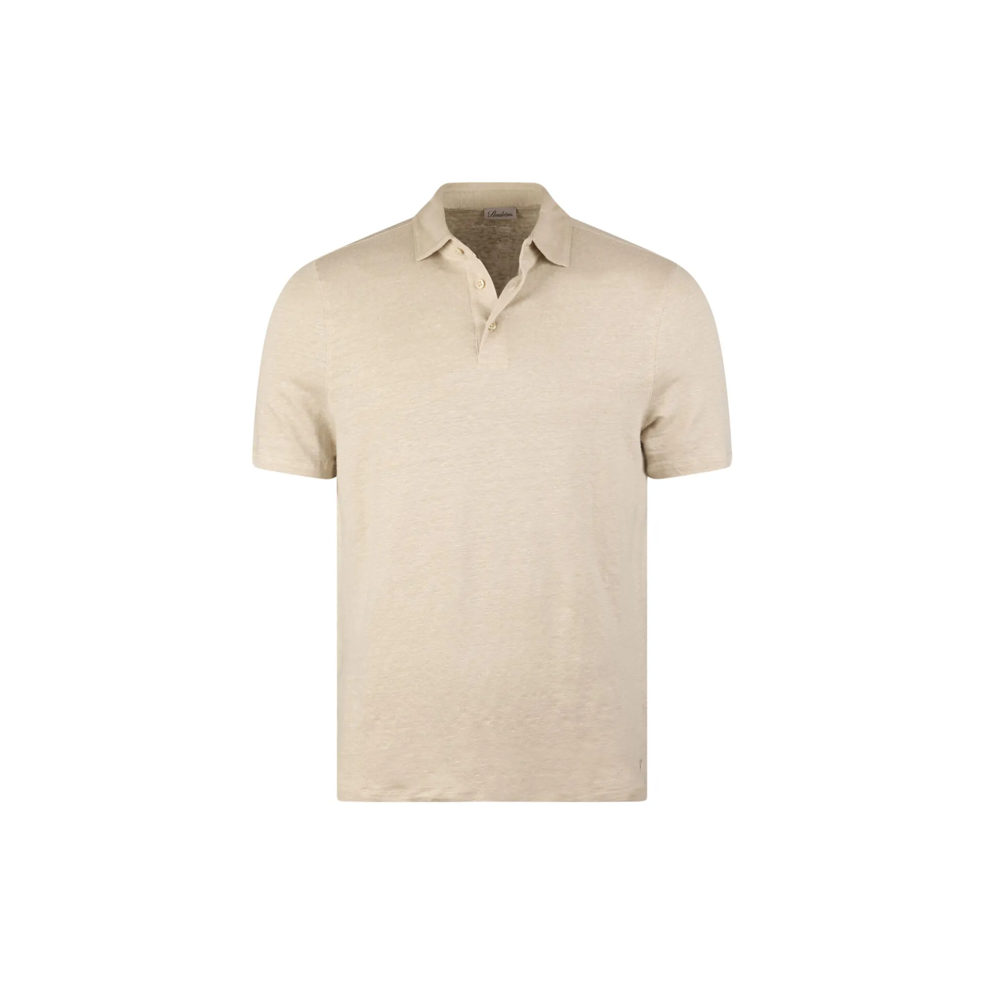 Polo Shirt Linen Stretch , light beige