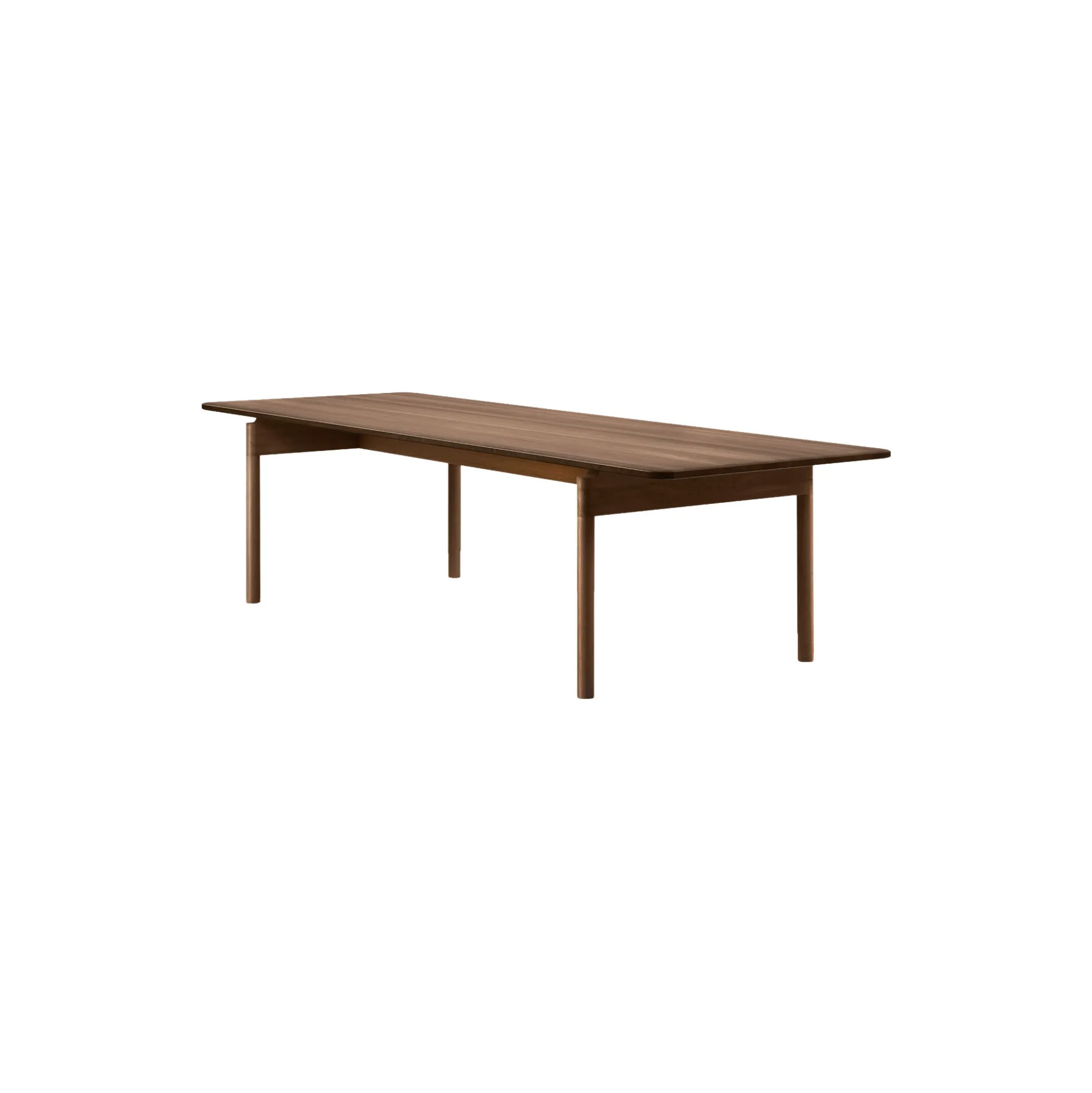 Post Table 270 cm, oiled smoked oak