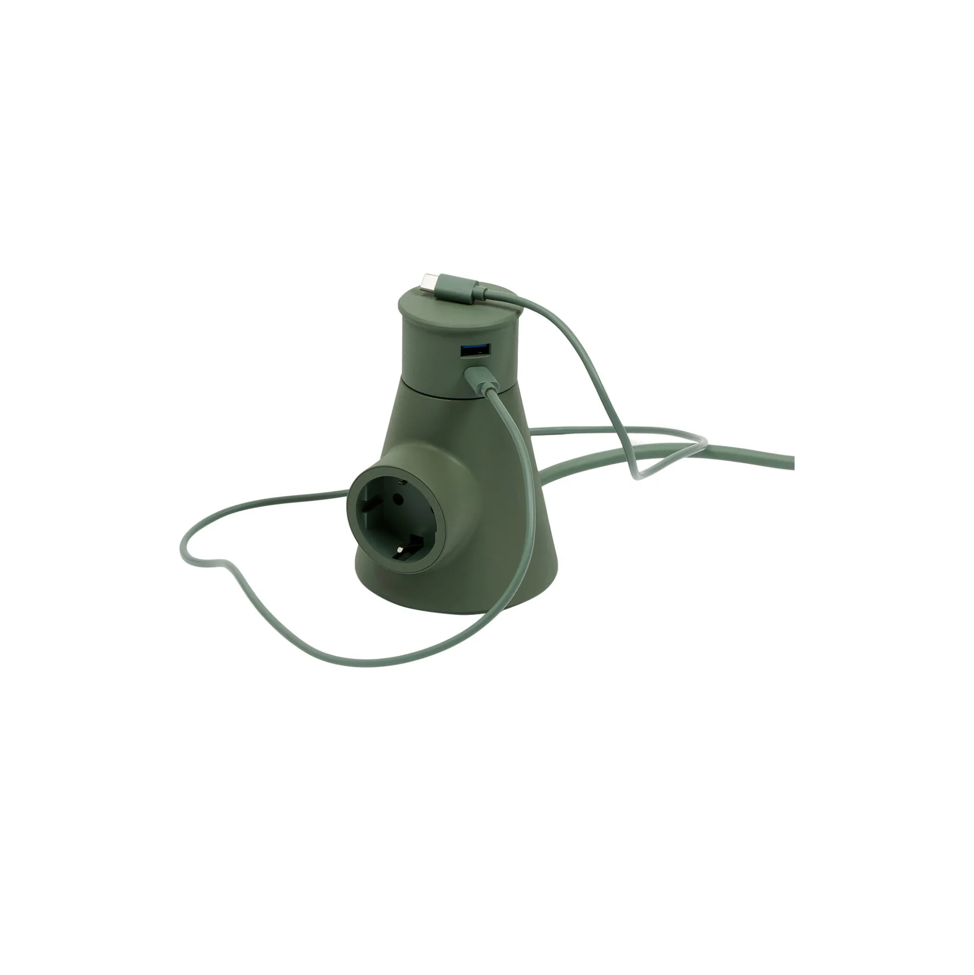 Power Adapter, mossy green