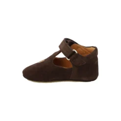 Prewalker med bamsebroderi, dark brown