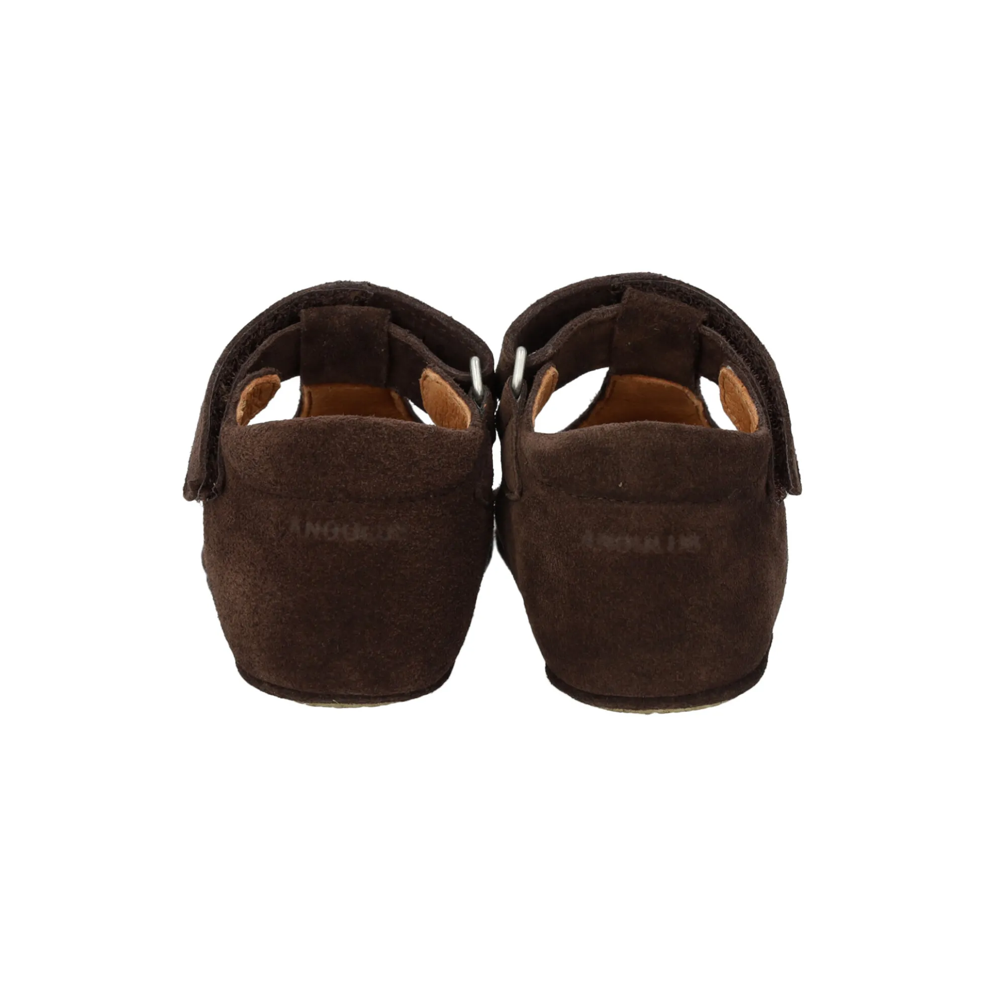 Prewalker med bamsebroderi, dark brown