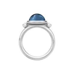 Prime Ring, silver/sapphire blue