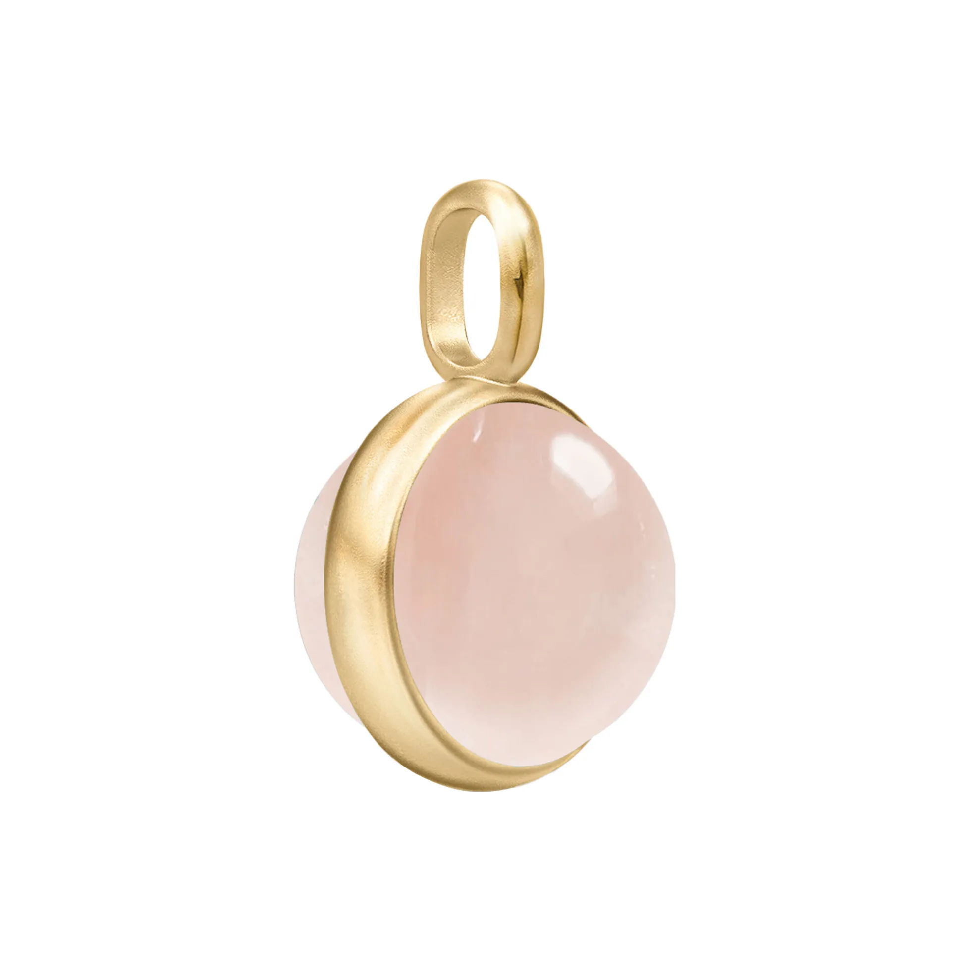 Prime Vedhæng, gold/milky rose