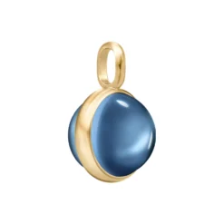 Prime Vedhæng, gold/sapphire blue