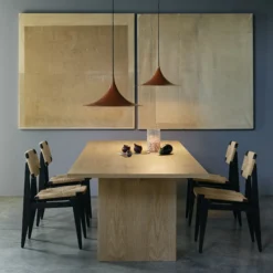 Private Dining Table, light stained oak