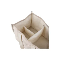 Pusleopbevaringskurv m/ hanke, morning beige