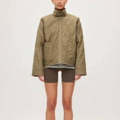 Quilted Jacket Field, dust green