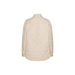 Quilted Shirt Jacket, light camel