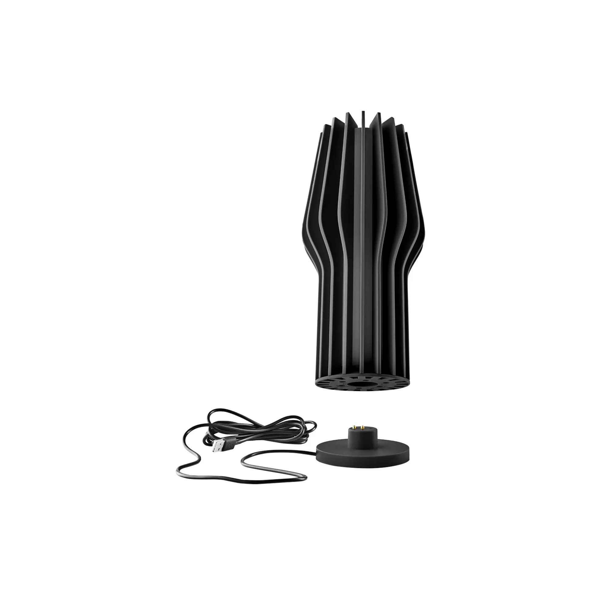 Radiant LED batterilampe, black
