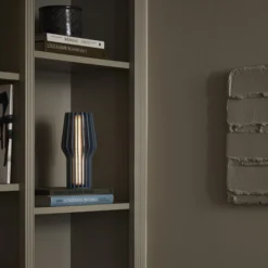 Radiant LED batterilampe, dusty blue