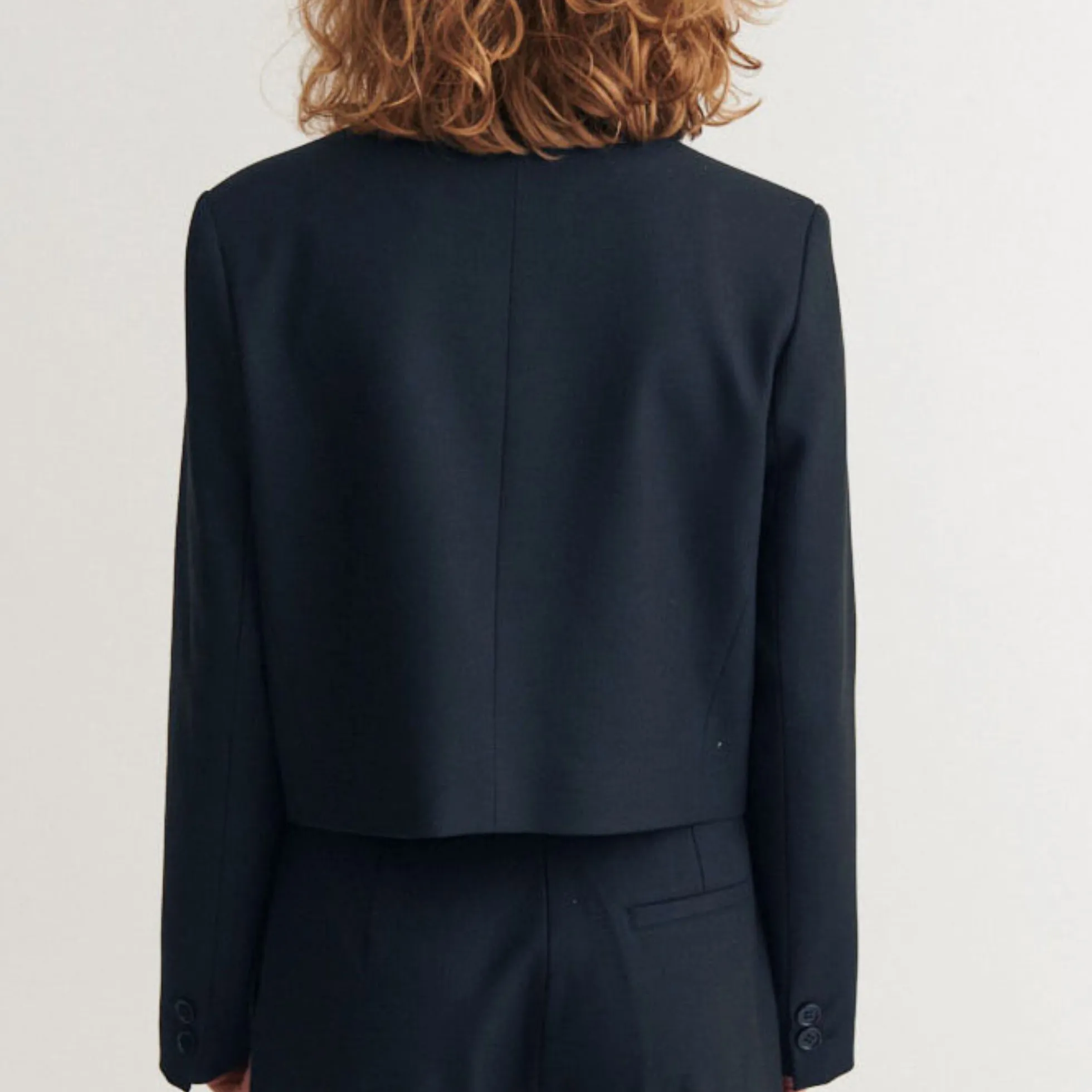 Radi Short Jacket, navy melange