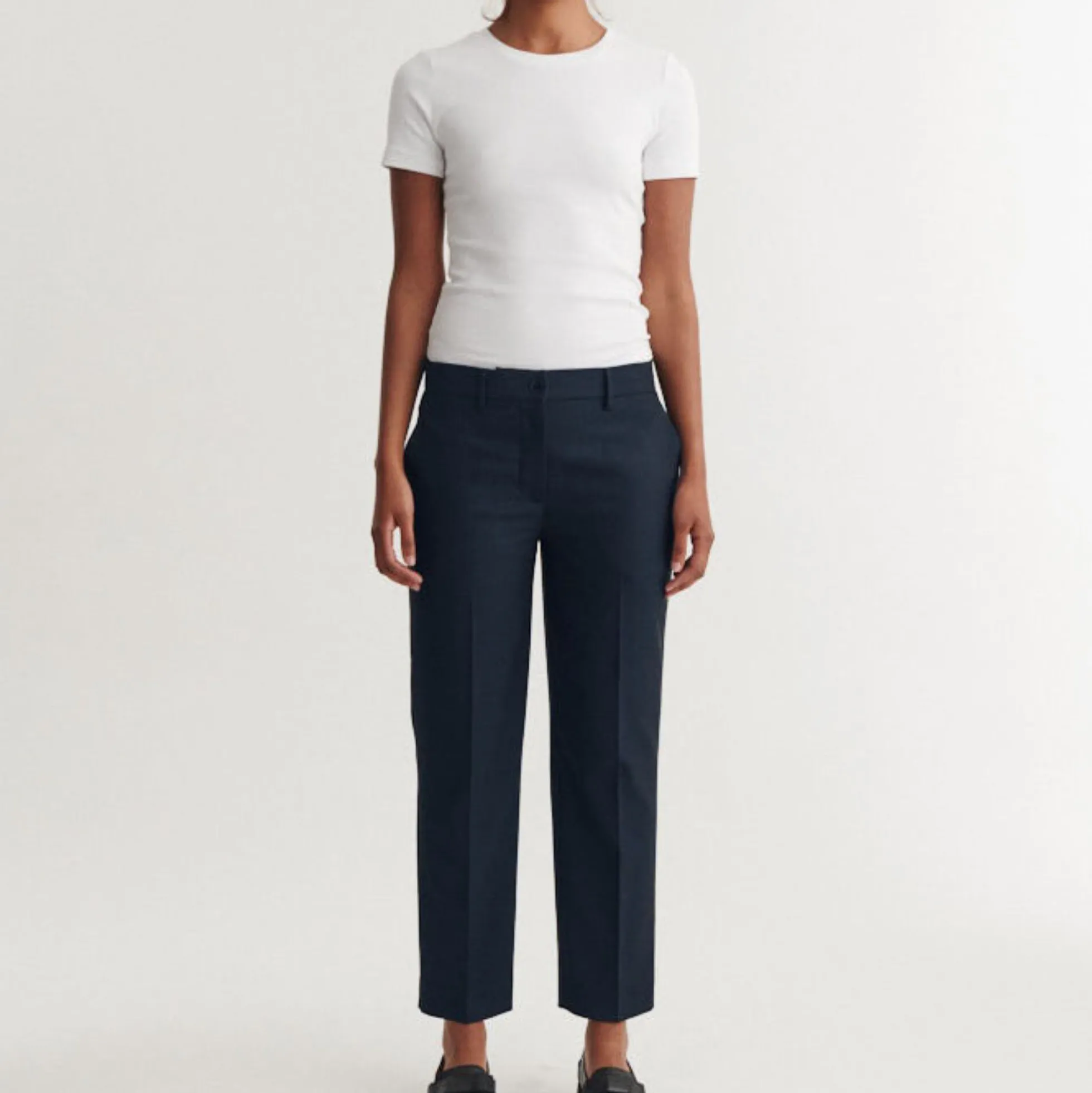 Radi Slim Pants, navy melange