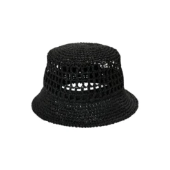RAFFIA Hat, black