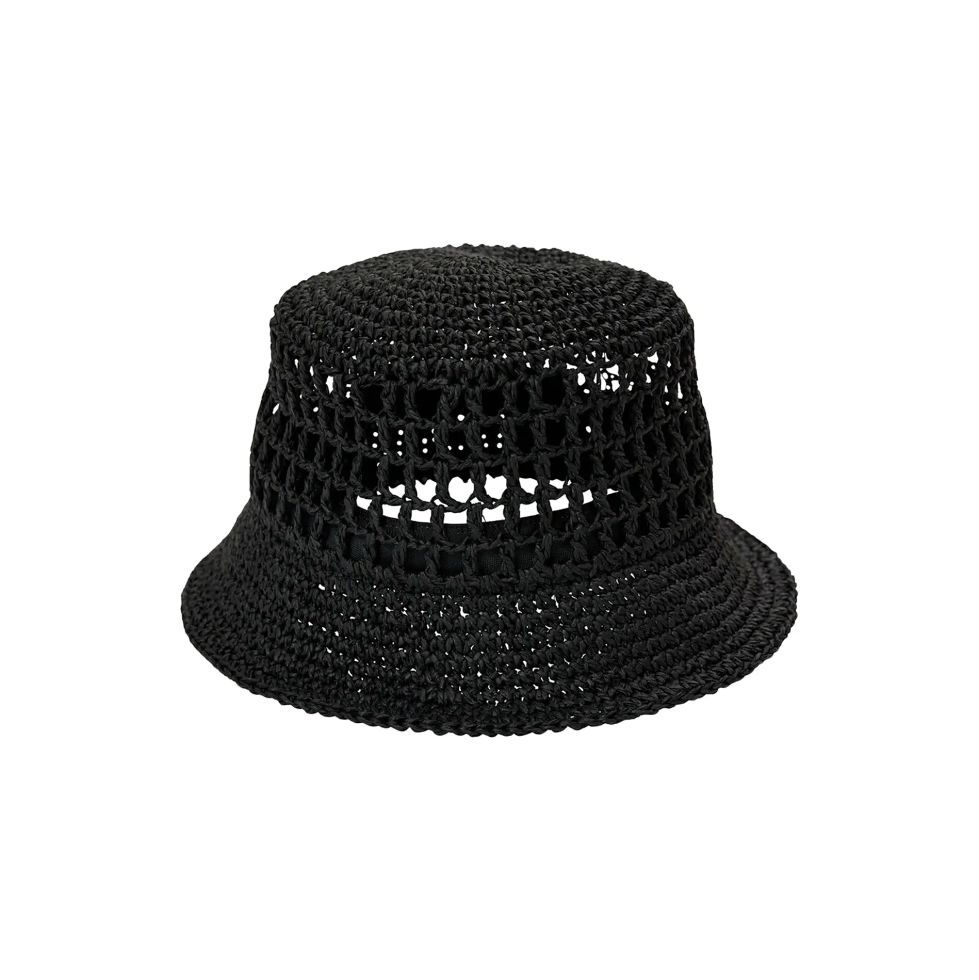 RAFFIA Hat, black