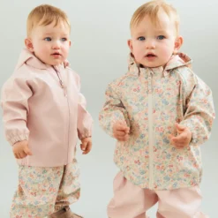 Rainwear Chardy Jacket, flowers and seashells