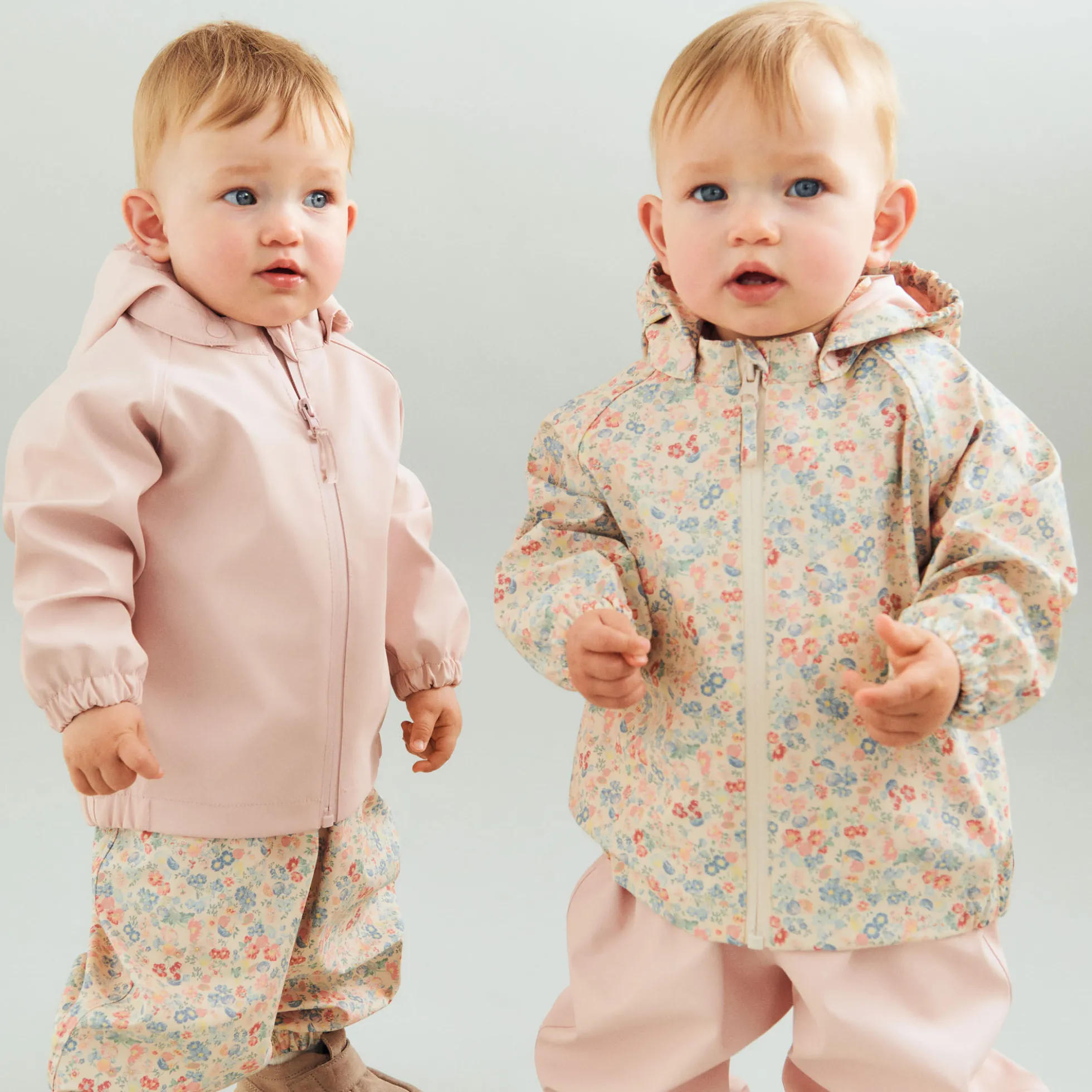 Rainwear Chardy Jacket, flowers and seashells