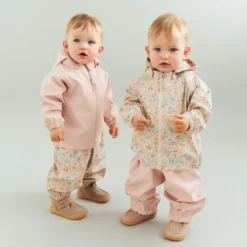 Rainwear Charlo Overall, flowers and seashells