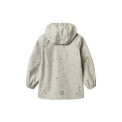 Rainwear Ollo Jacket, light flint letters