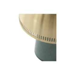 Raku SH8 transportabel bordlampe, blue green/brass
