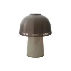 Raku SH8 transportabel bordlampe, beige grey/bronzed