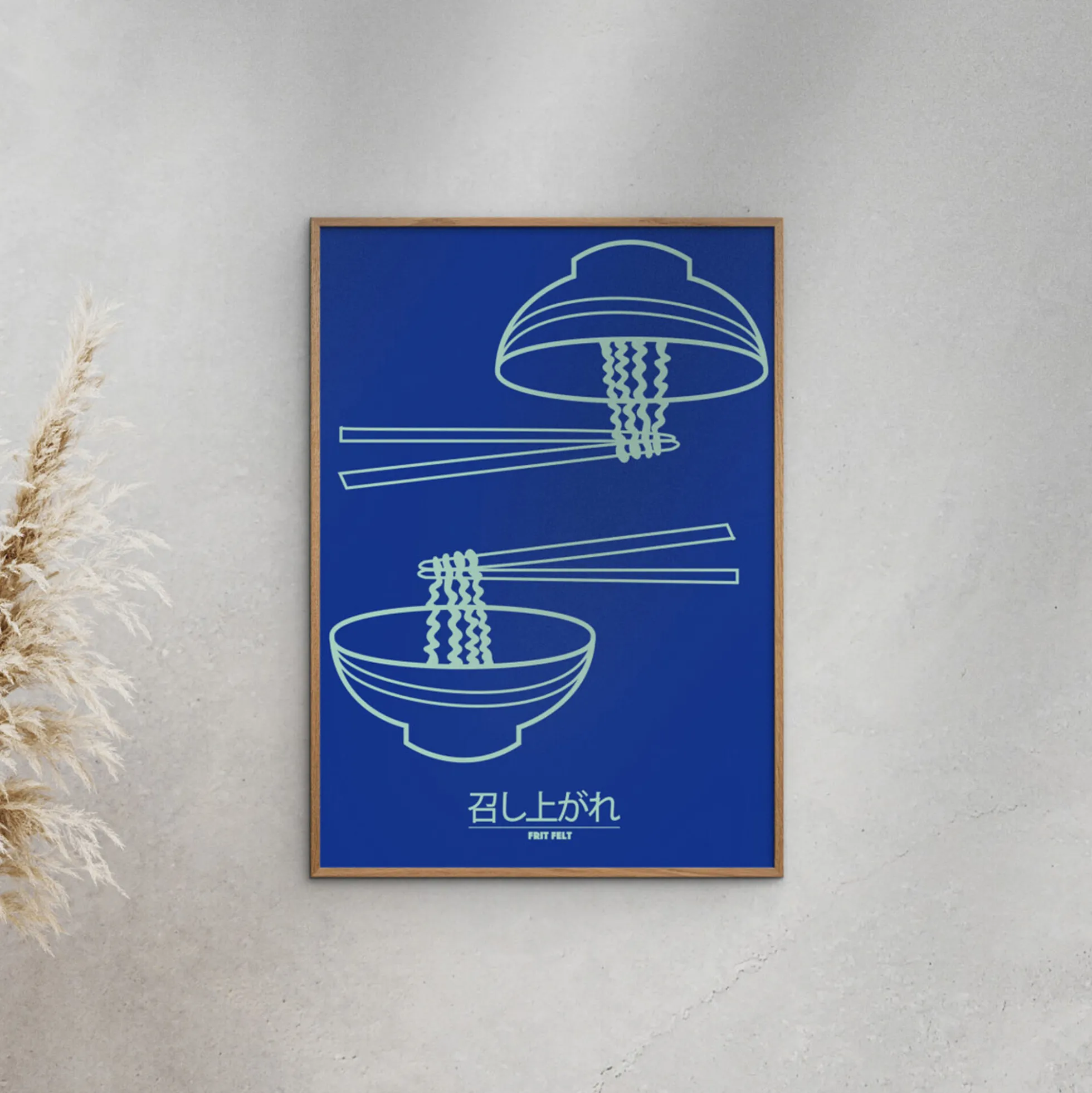 Ramen, blue
